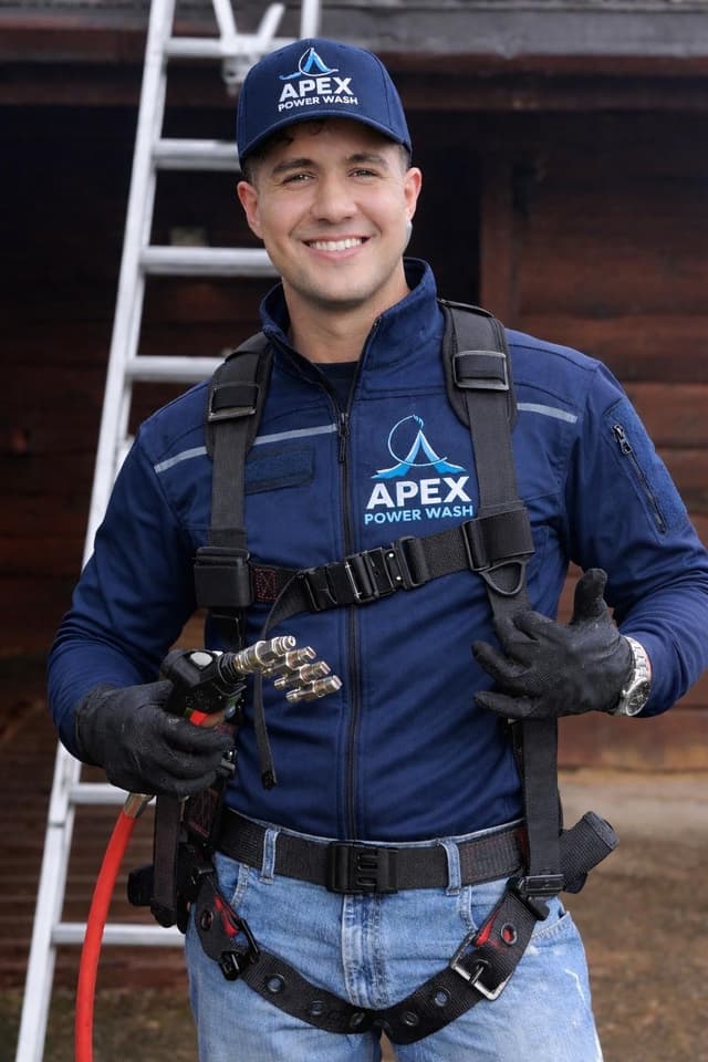 Apex Power Wash professional roof soft washing service